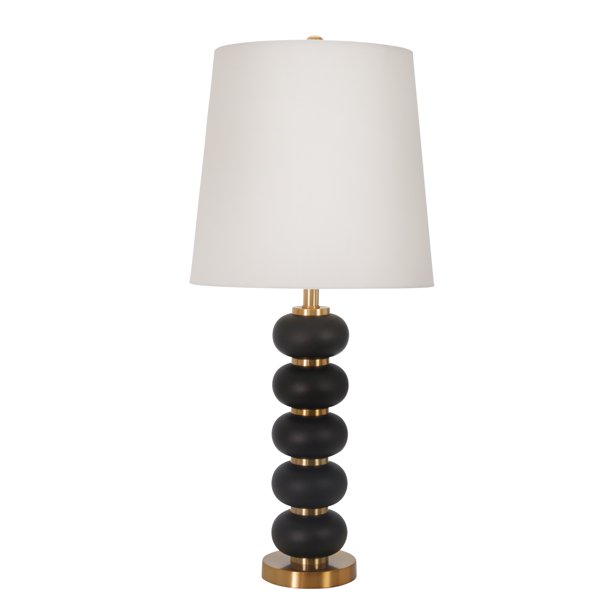 Metal 34" Stacked Ball Table Lamp image 1