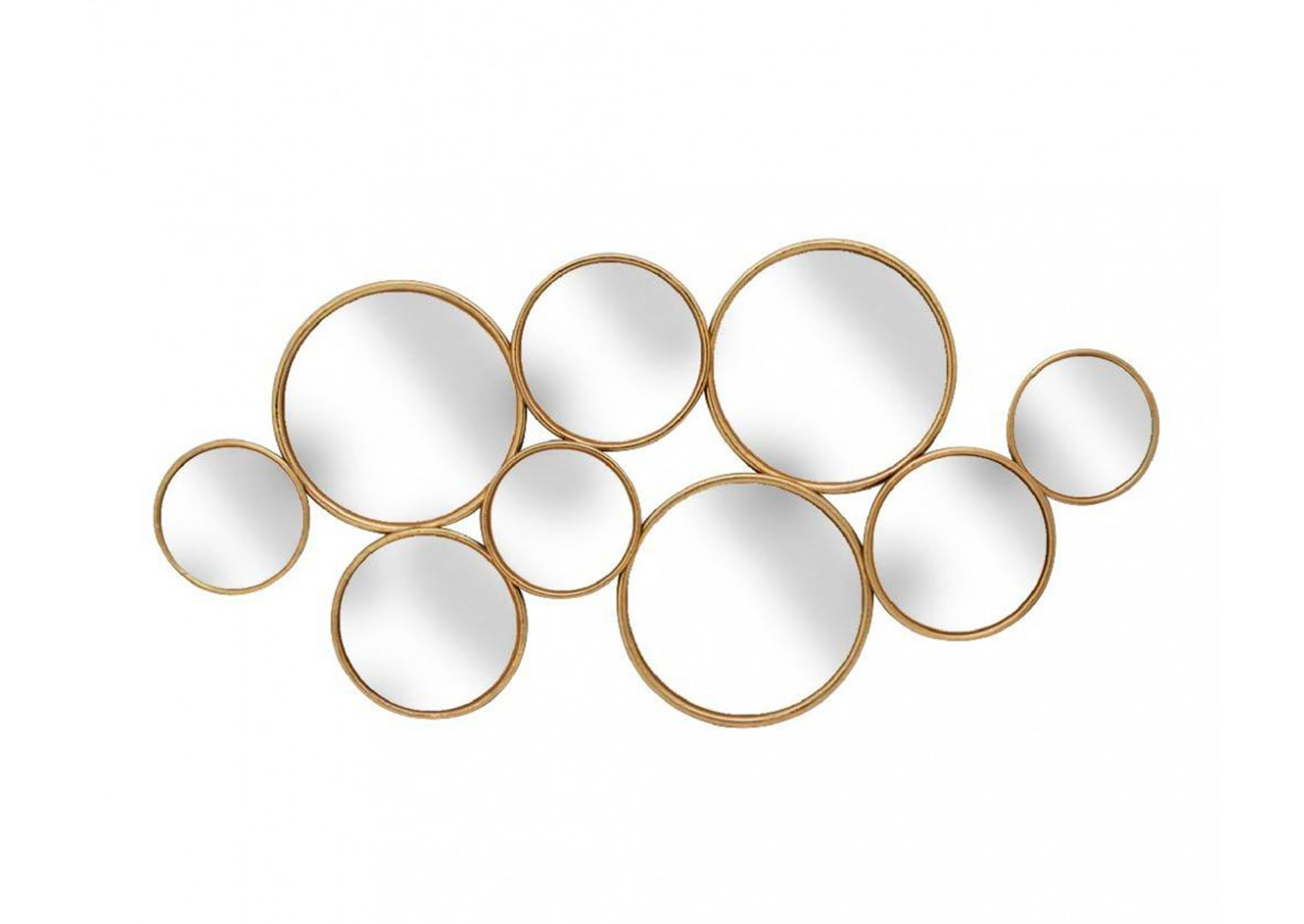 47.5" Espejo de Metal Dorado image 1