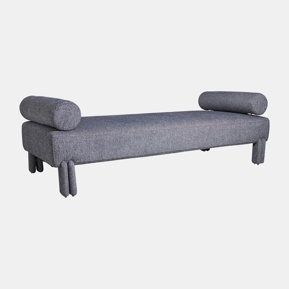 Modern Chaise Lounge - Black Kd image 1
