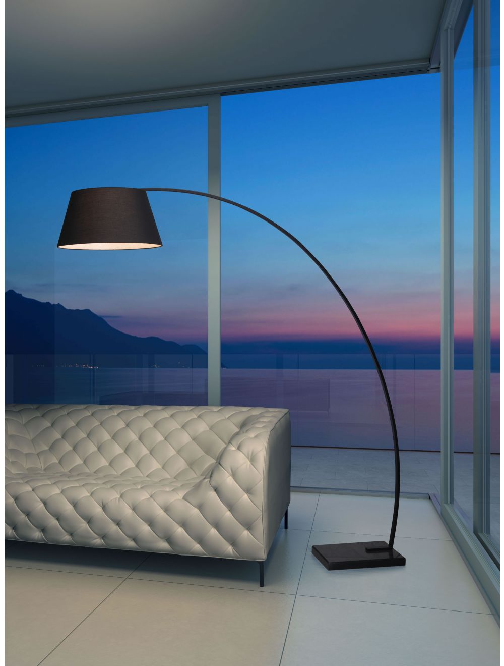 Vortex Floor Lamp Black image 1