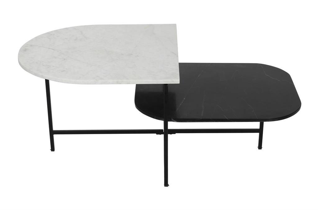 Mesa de Cóctel Delane Blanca y Negra image 1