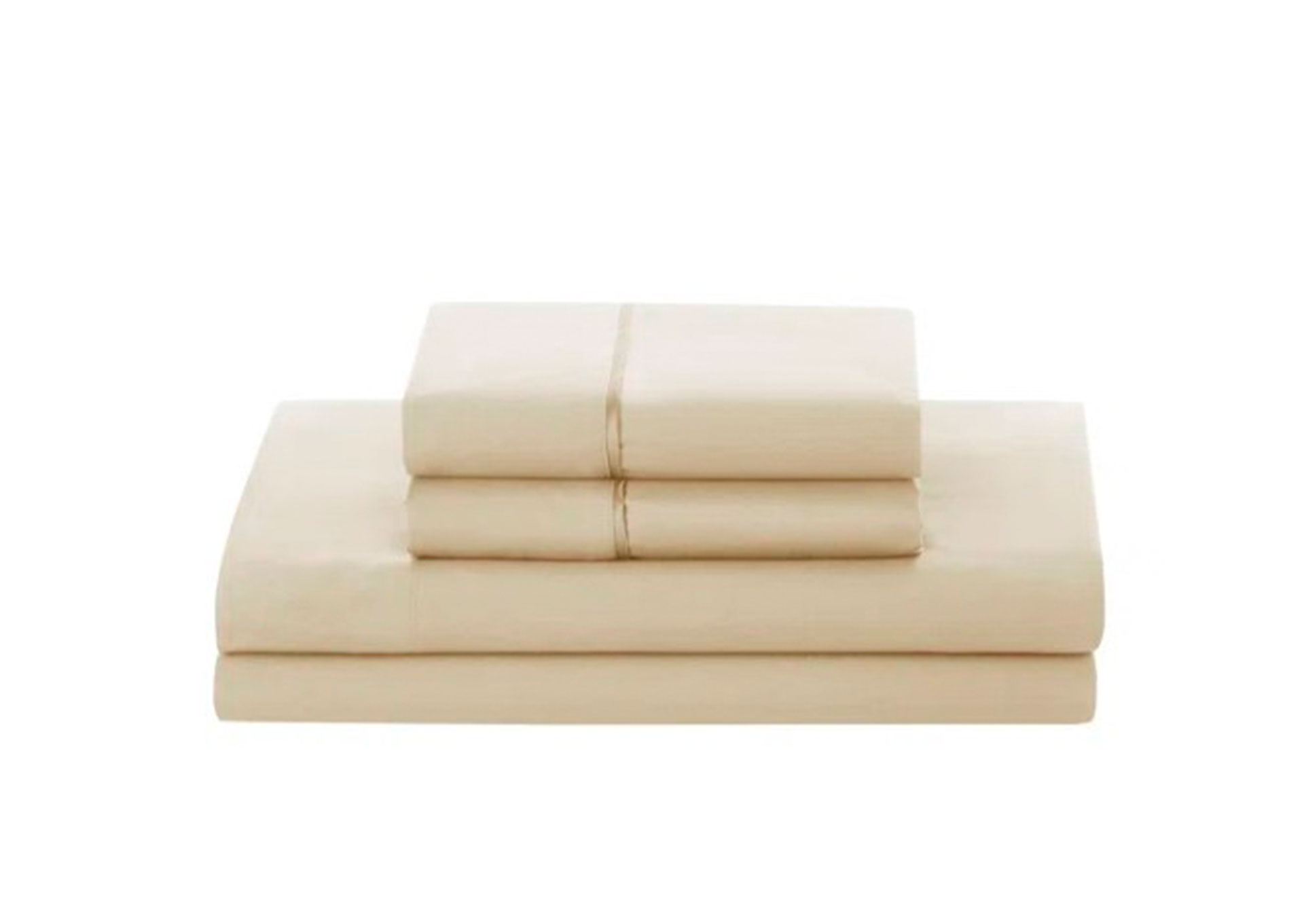 Juego de Sábana Queen Simmons Beautyrest UltraFit - Color Beige image 1