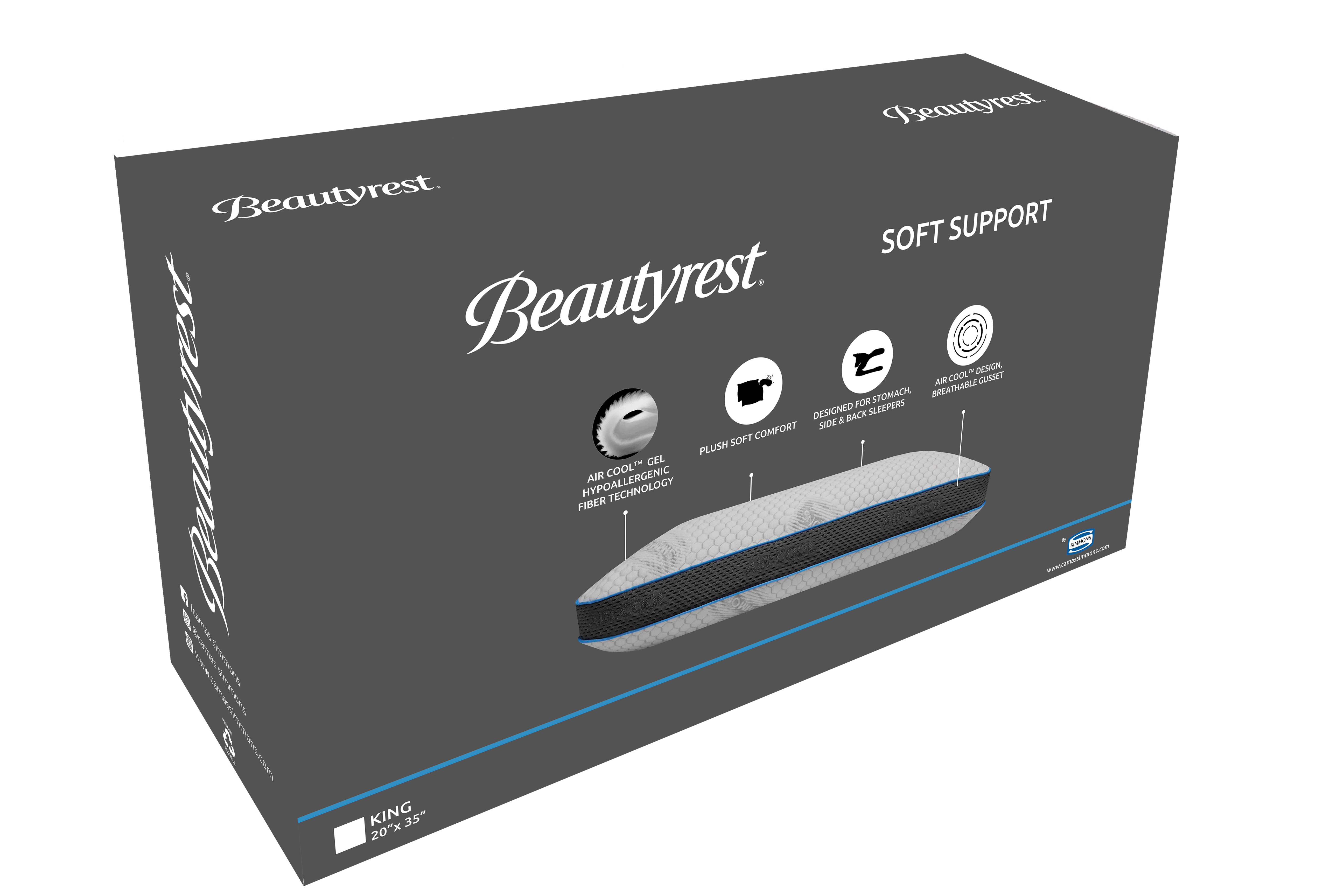 Almohada Estándar Simmons Beautyrest - Suave image 1
