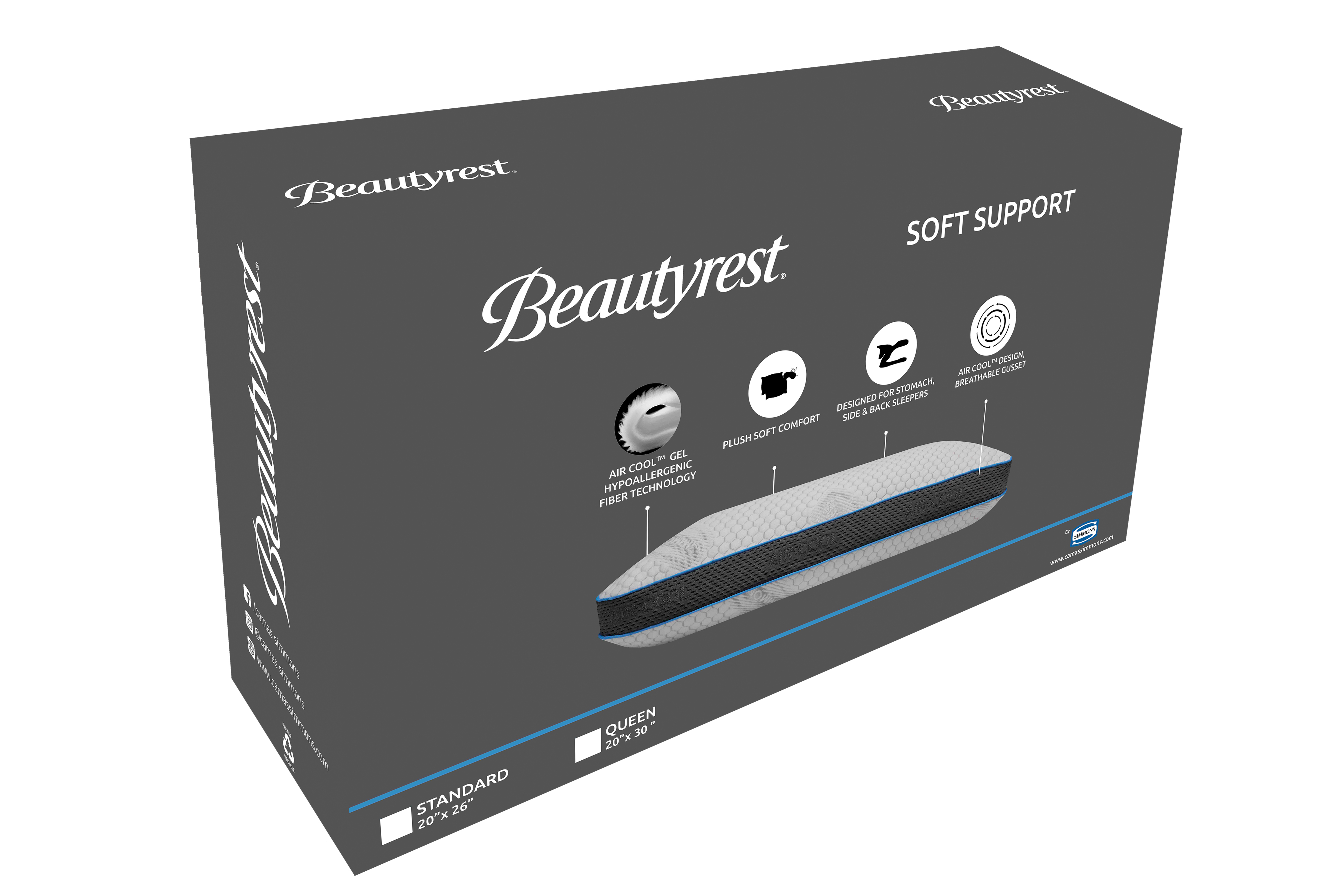 Almohada King Simmons Beautyrest - Suave image 1