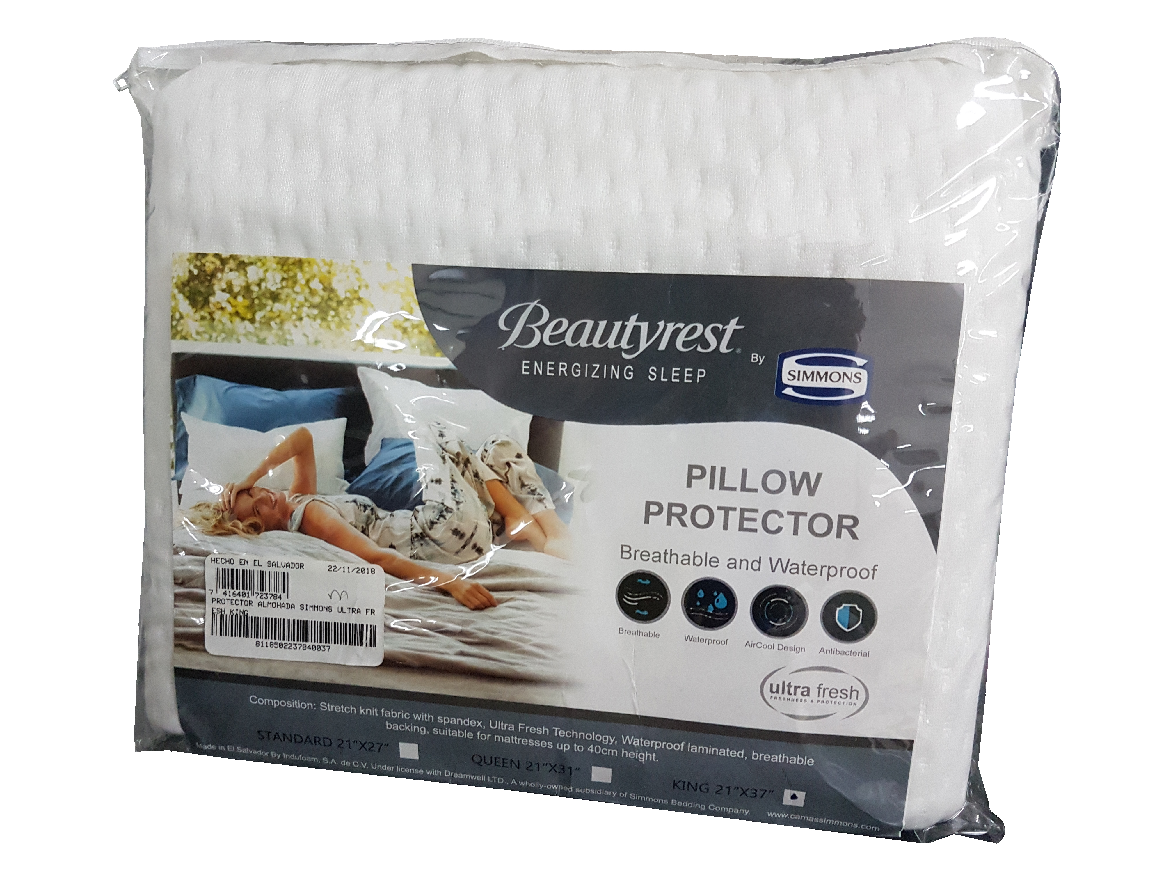 Protector Almohada Ultra Fresh Queen image 1
