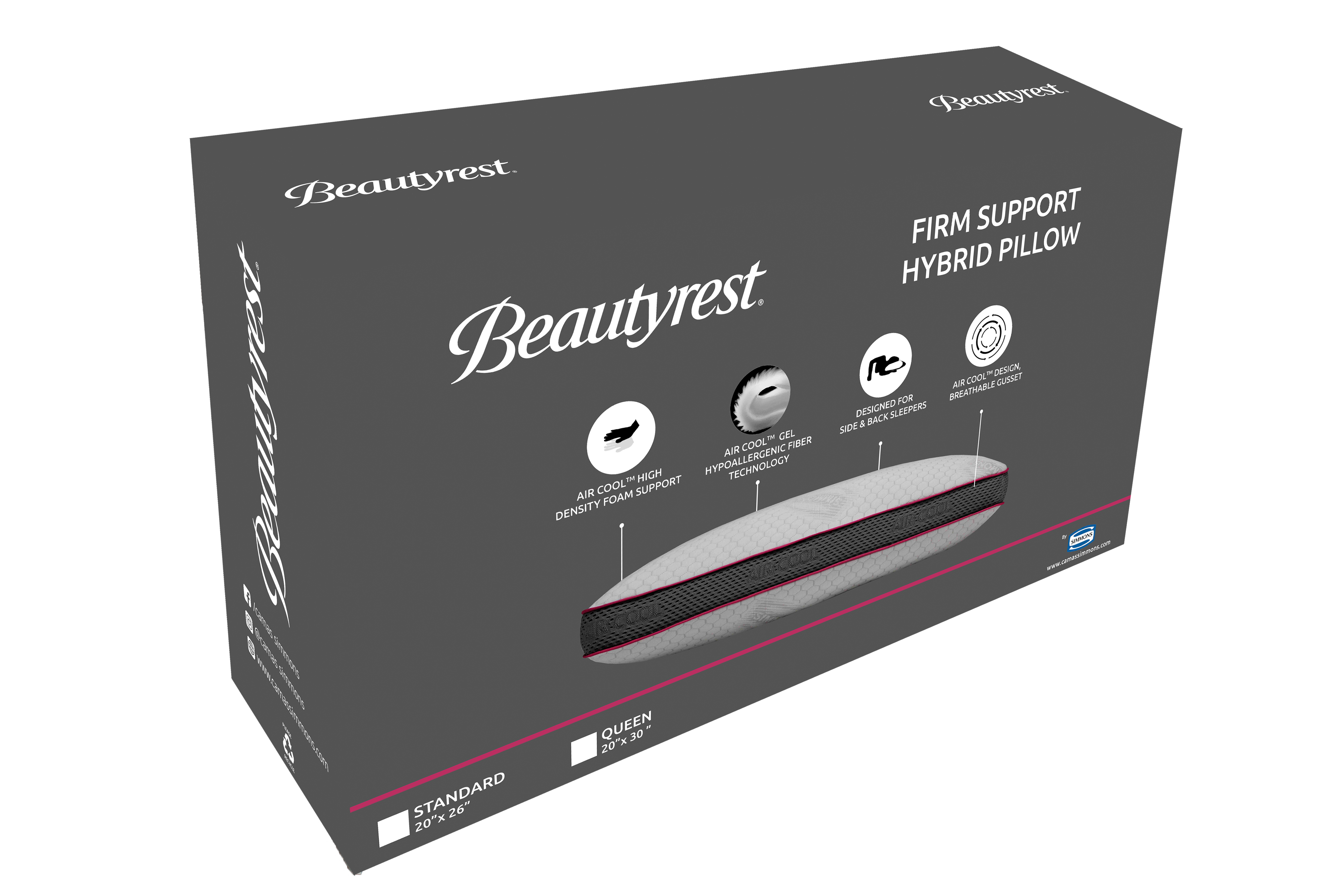 Almohada Queen Simmons Beautyrest - Firme image 1