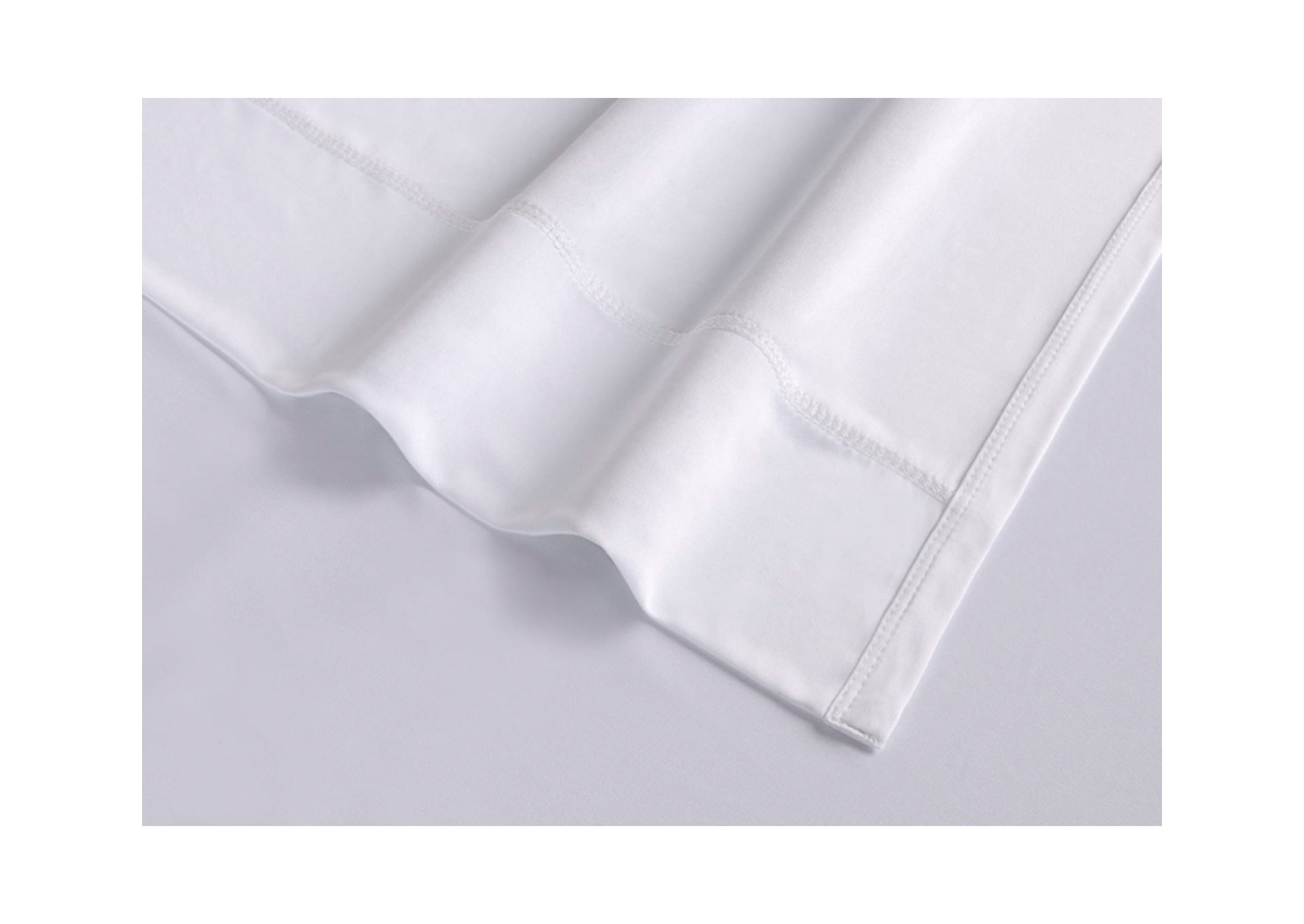 BASIC BEDSHEET WHITE WAVE image 7