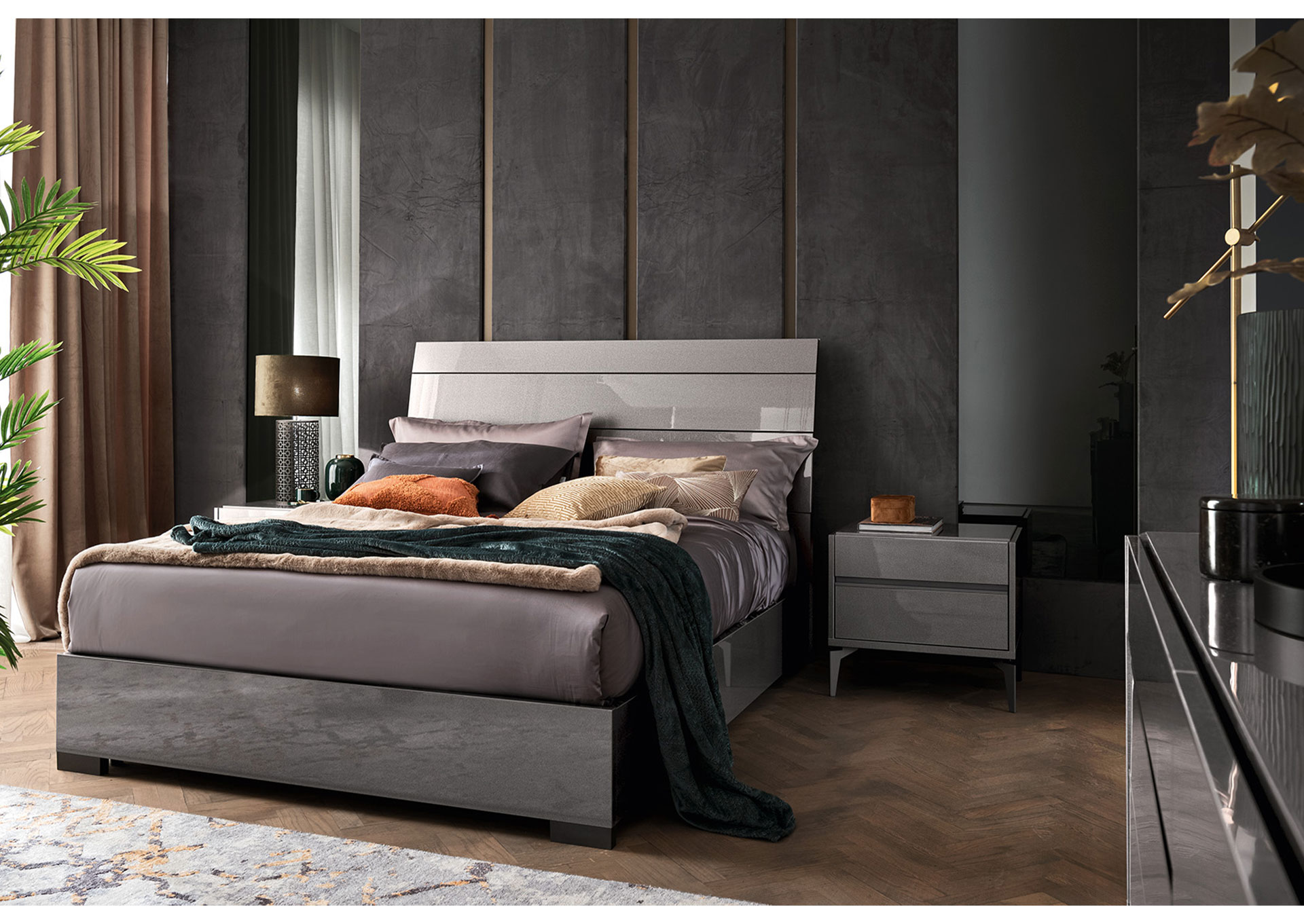 Domitorio Graphite Queen 5 piezas - High Gloss image 1