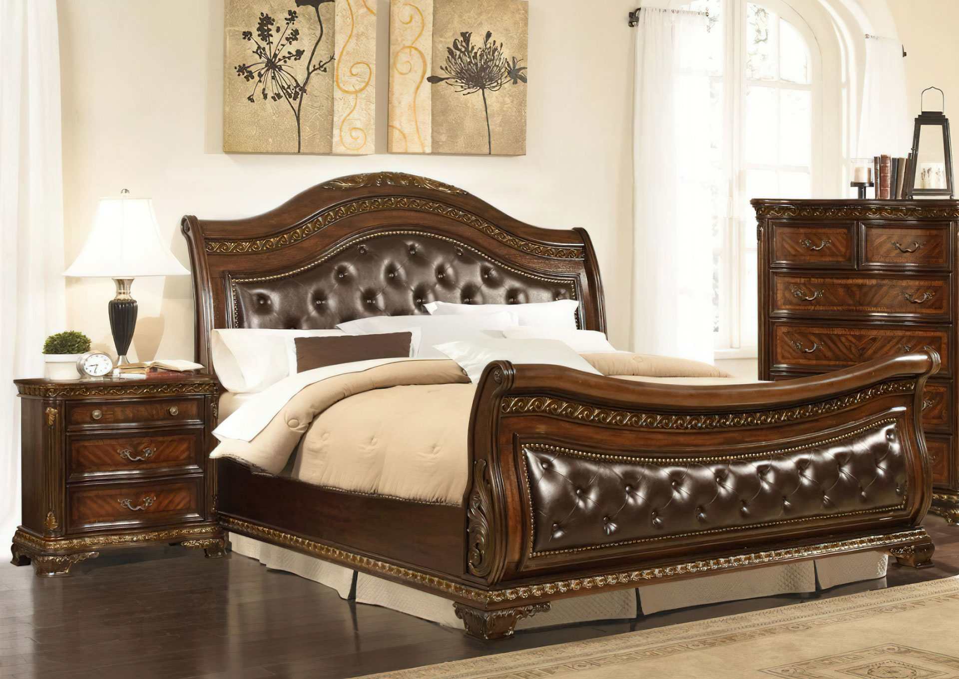 King Arthur Domitorio King 5 piezas - Dark Walnut image 1