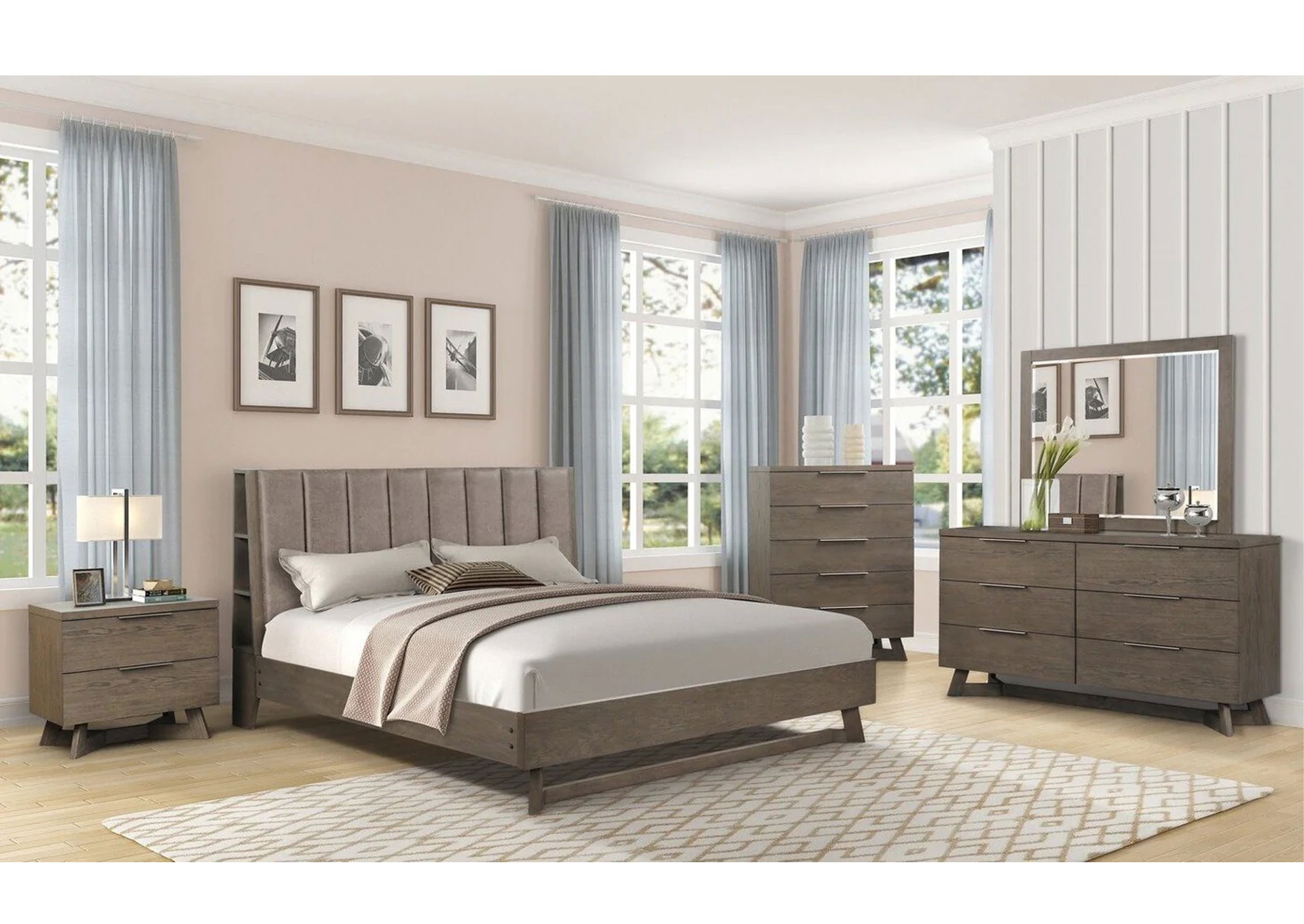 Sweden Domitorio King 7 piezas - Soft Grey image 1