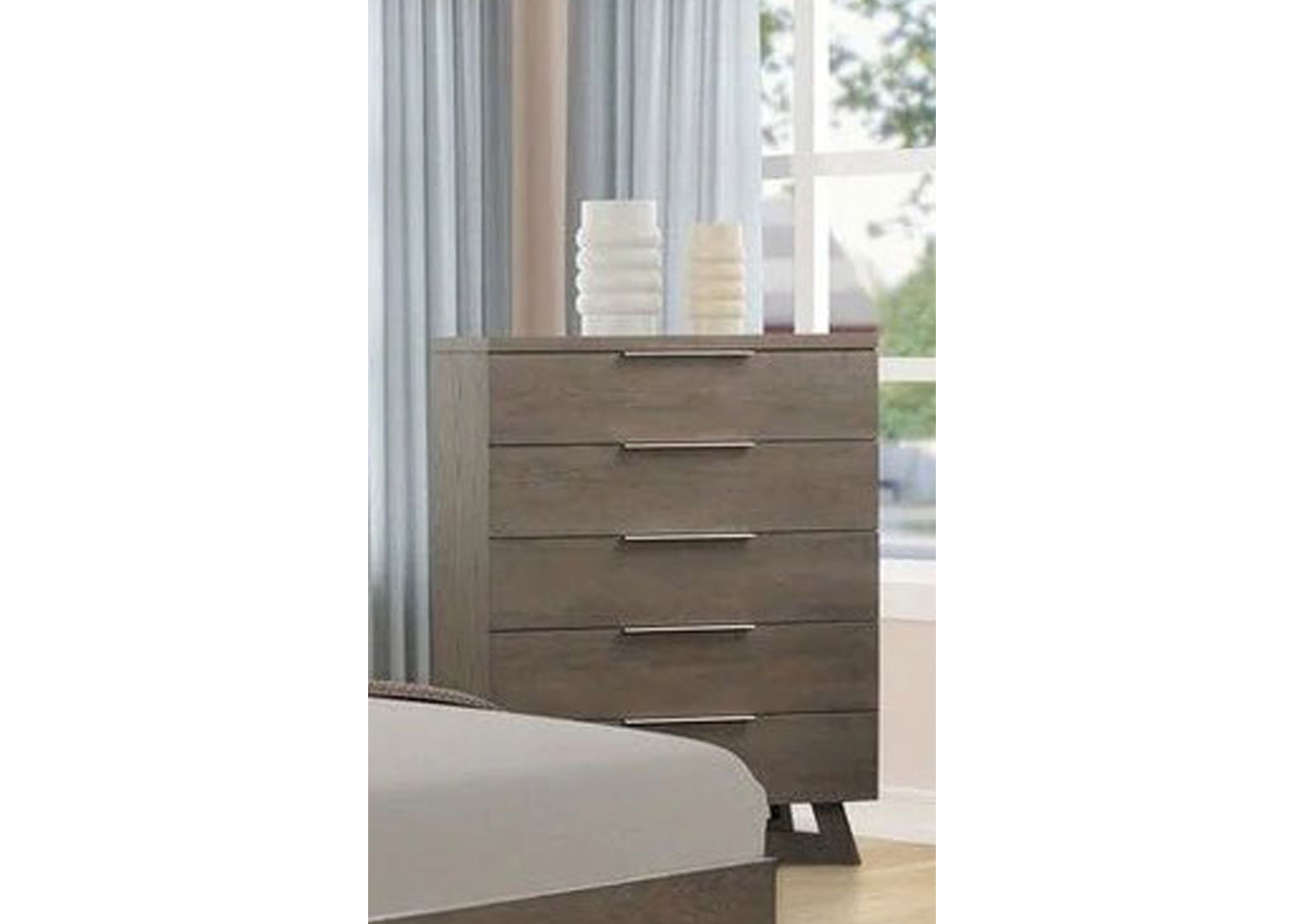 Gavetero Sweden de 5 Gavetas - Soft grey image 1