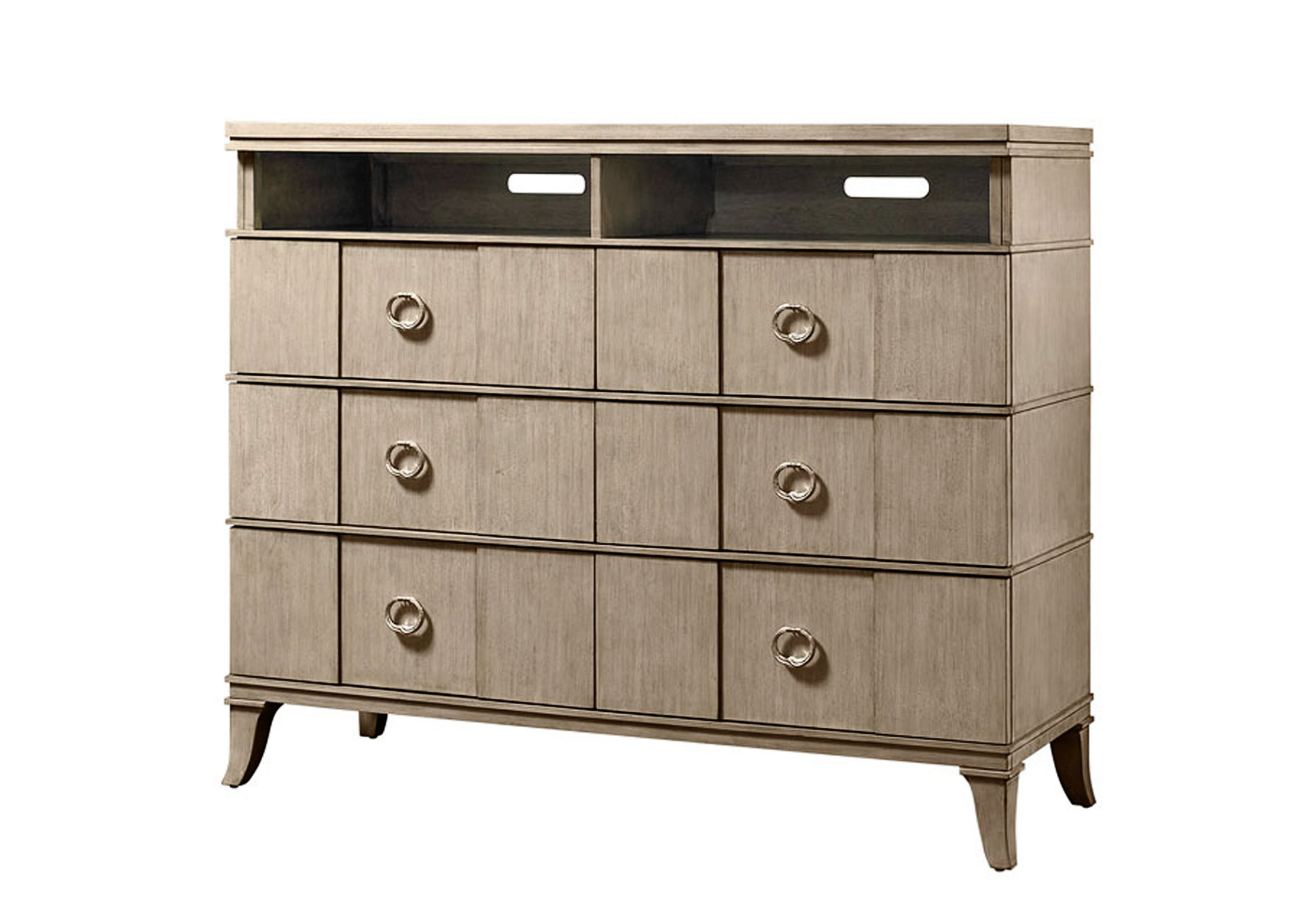 Media Chest de 6 Gavetas- Taupe image 1