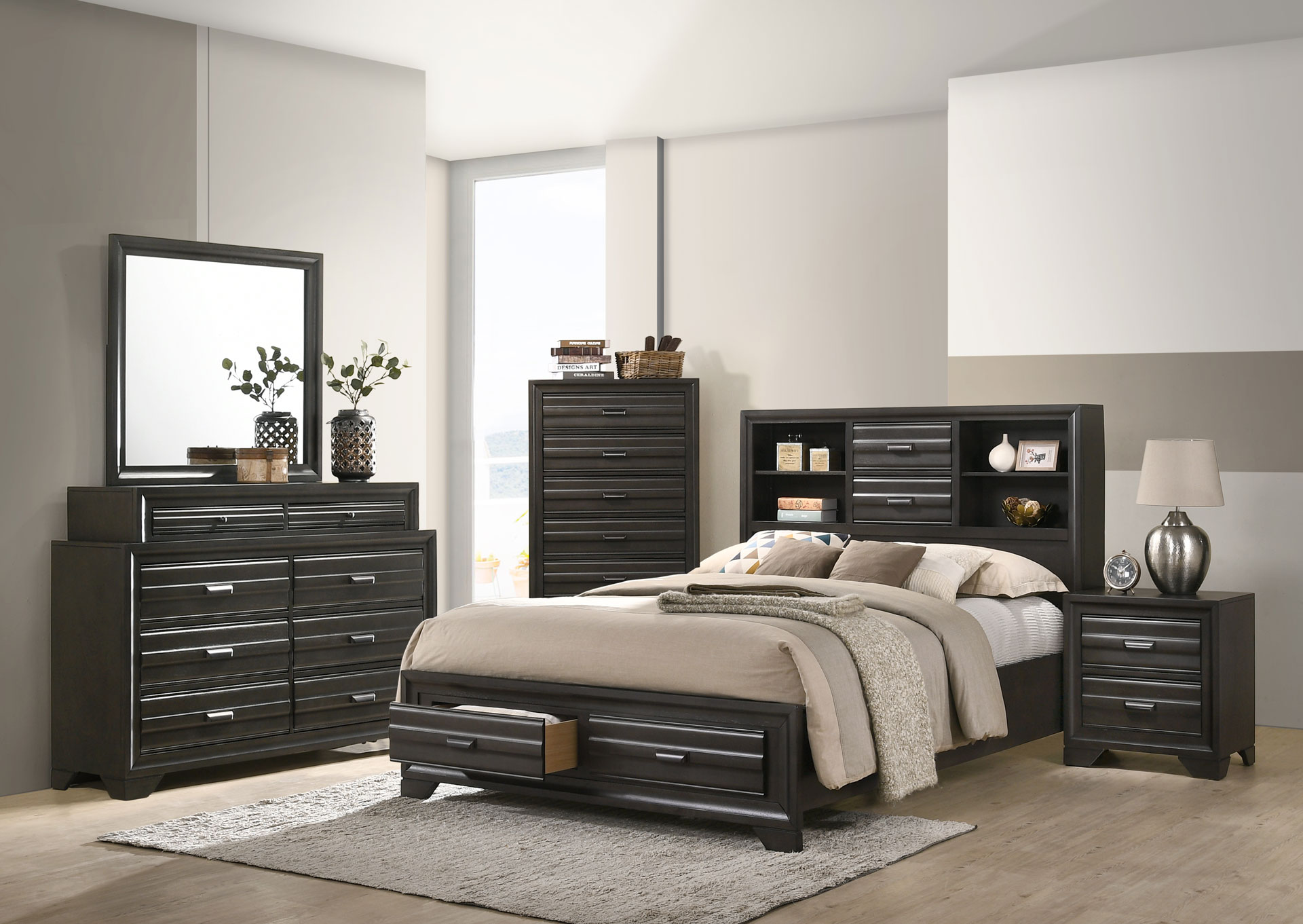 Dormitorio Queen 7 Piezas - Antique Grey image 1
