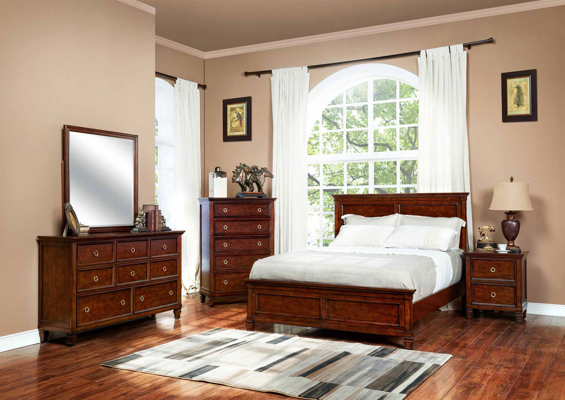 Domitorio Tamarack Full 7 piezas - Brown Cherry image 1