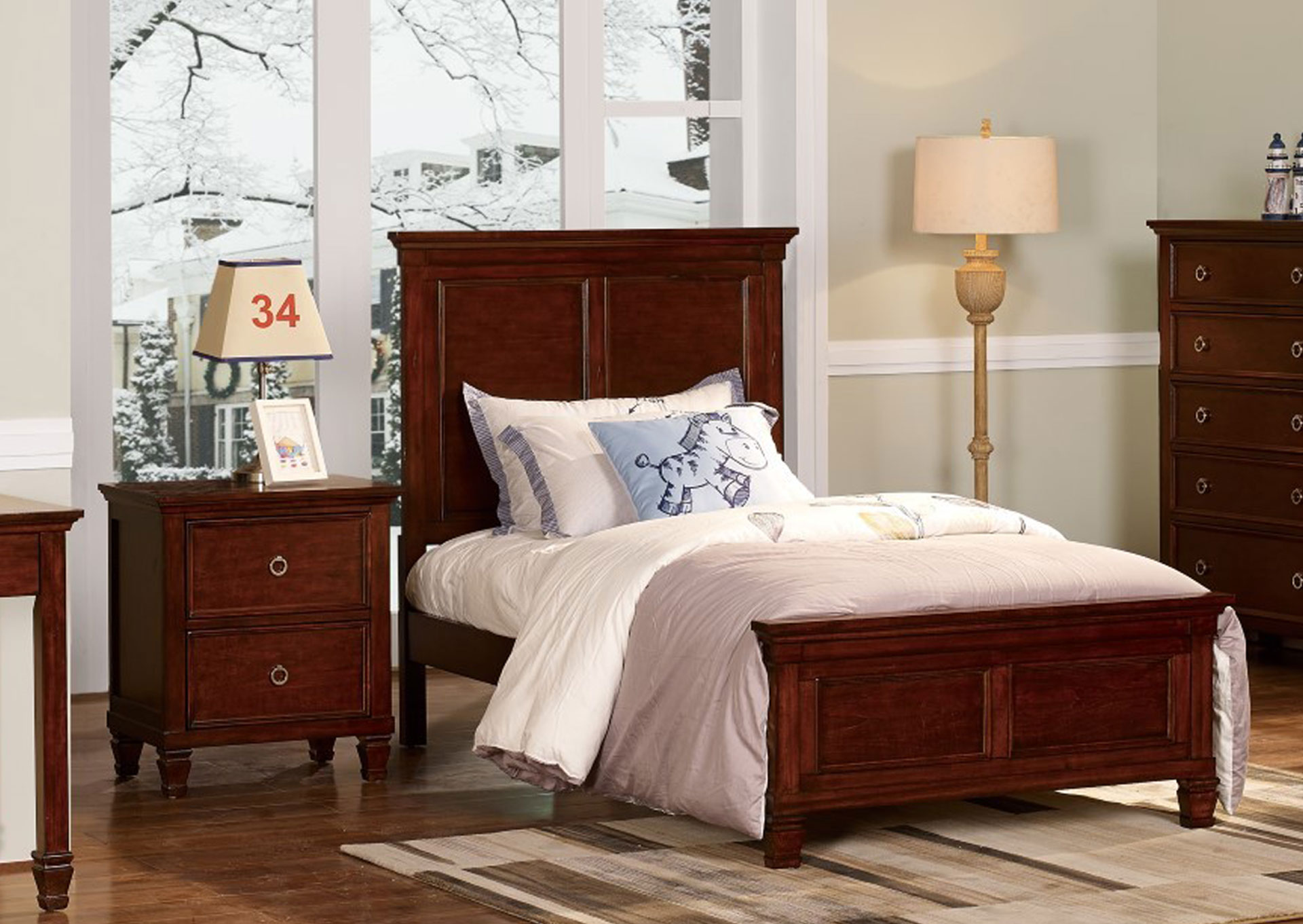 Domitorio Tamarack Twin 4 piezas - Brown Cherry image 1