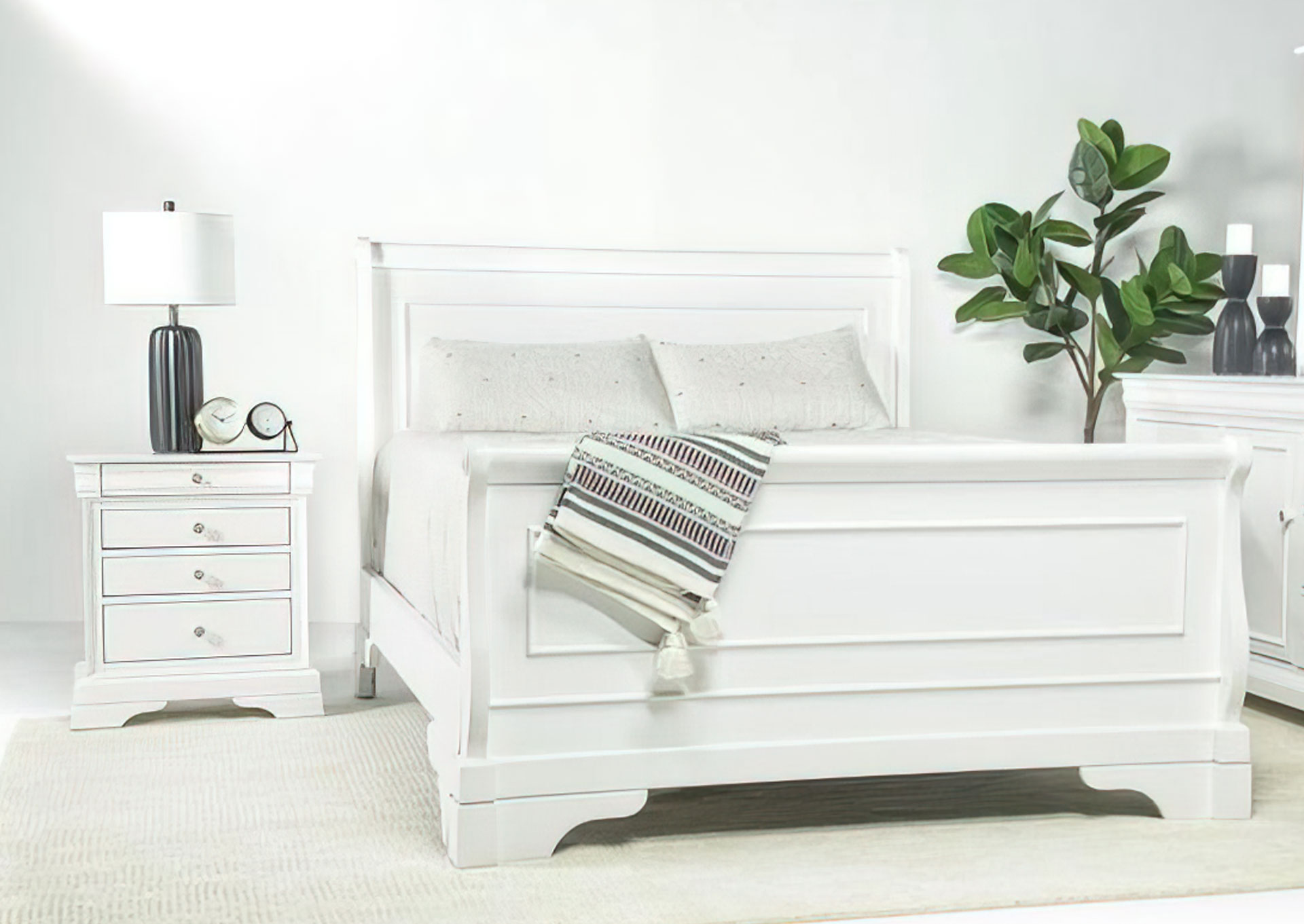 Domitorio Versaille Twin 4 piezas - Color Blanco  image 1