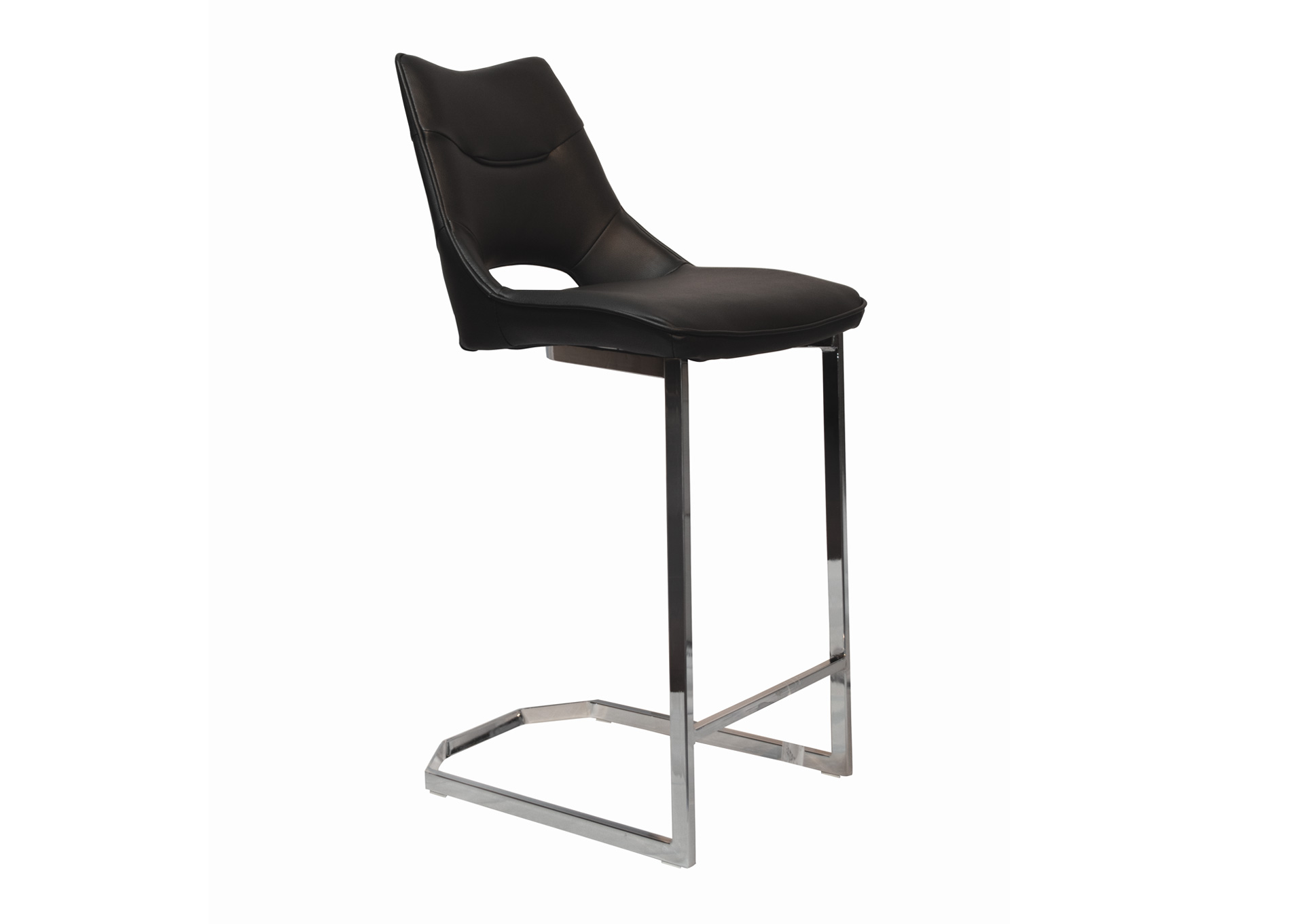 H0337 30" - Negro Cromado Aero - Banco Tipo Bar image 1