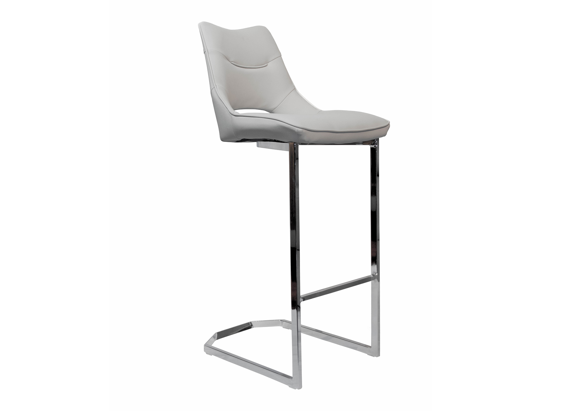 H0337 24" - Gris Claro Cromado Aero - Banco Tipo Bar image 1