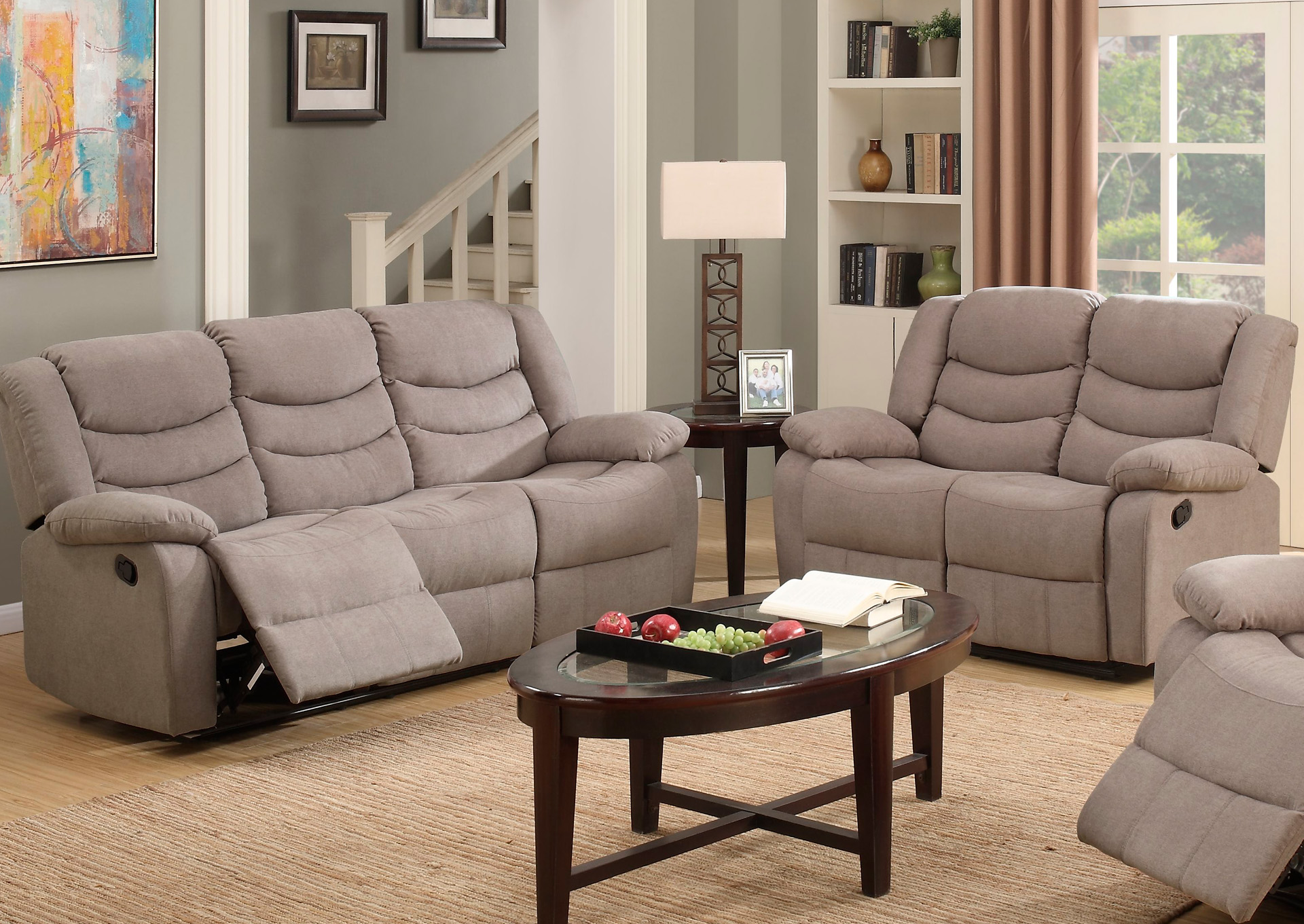 Sala Reclinable 2 Piezas - Color Taupe image 1