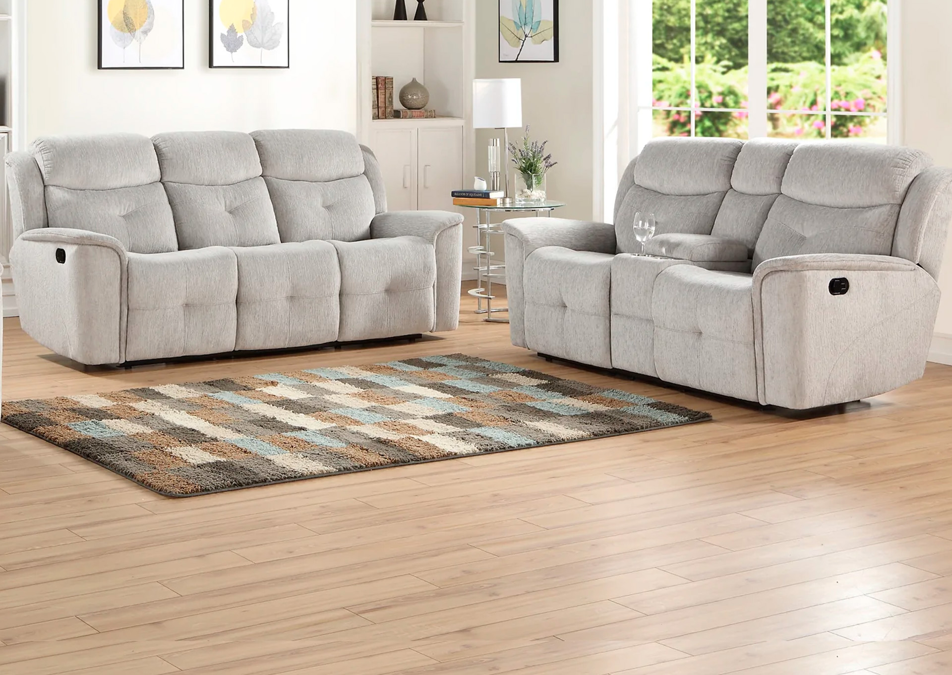 Sala Reclinable Havana 2 Piezas - Color Cloud  image 1