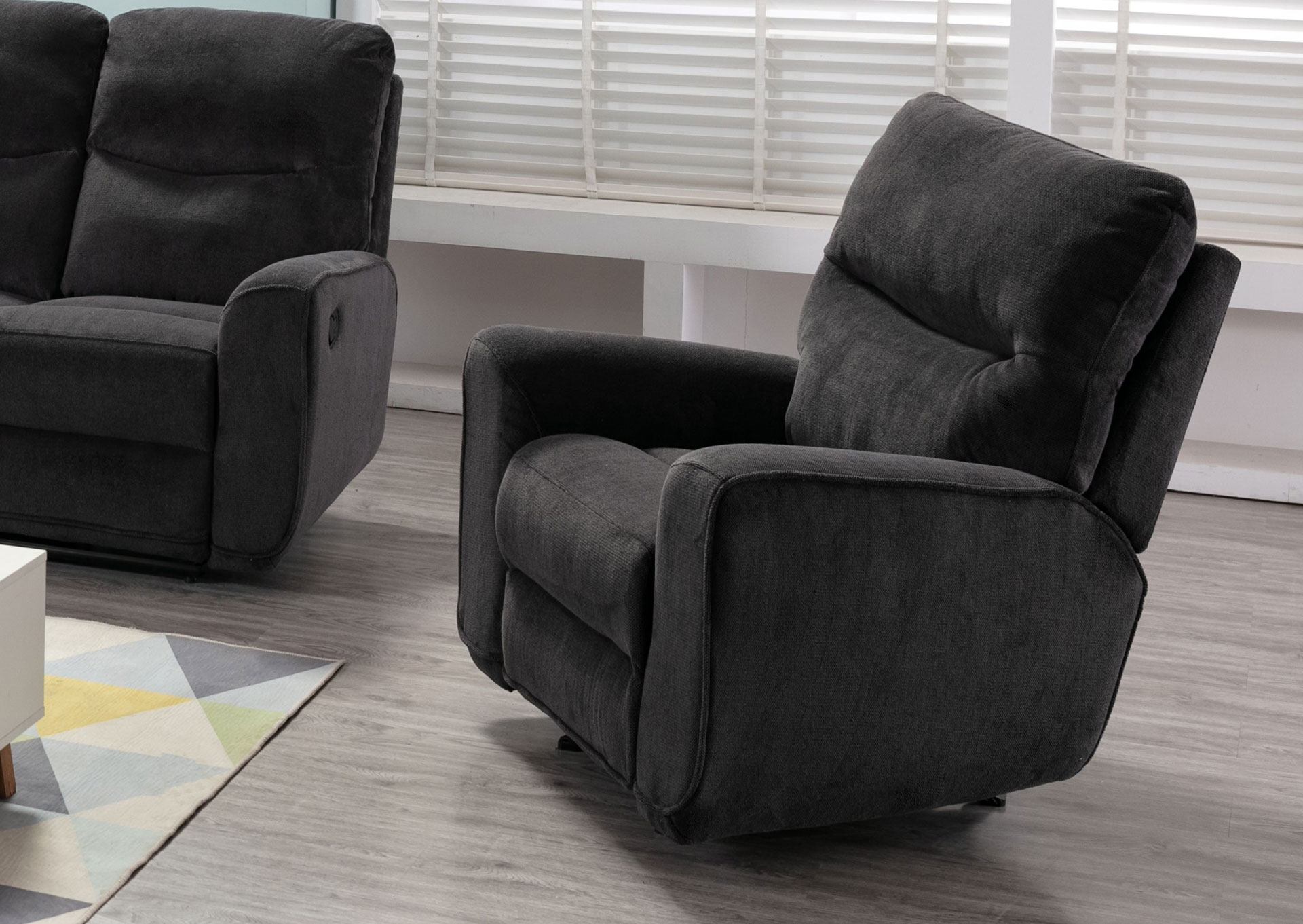 Sillón Reclinable Mecedor - Color Steel image 1