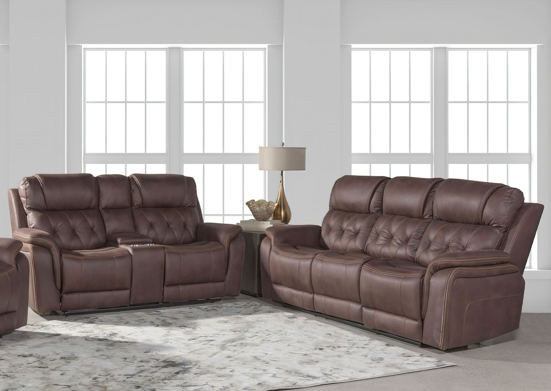 Sala Reclinable 2 Piezas - Color Walnut  image 1