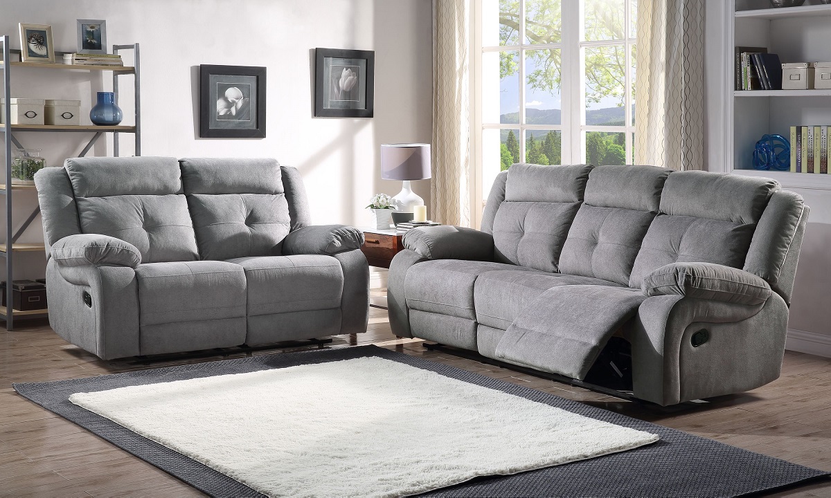 Sala Reclinable 2 Piezas - Color Gris  image 1